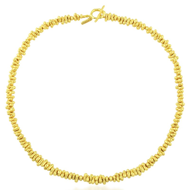 Arvino Pellet Necklace In Gold