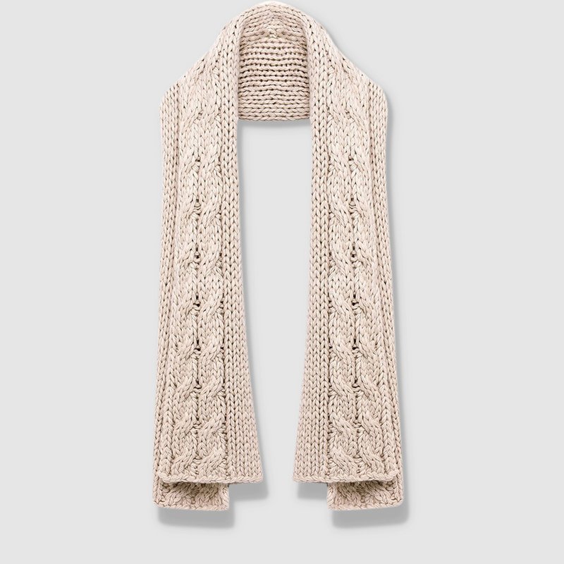 As By Df The Big Softy Shawl In Heathered Oatmeal
