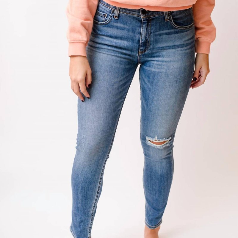 Shop Askk Ny Women's Mid Rise Jax Jeans In Pink