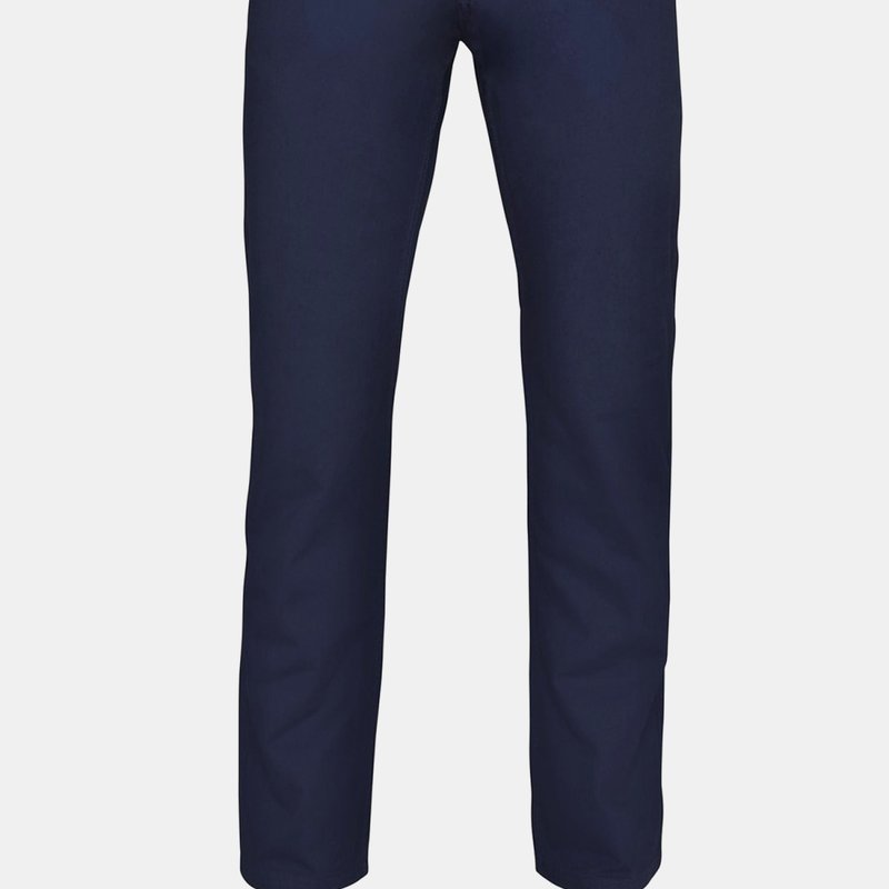 Asquith & Fox Mens Classic Casual Chino Pants/trousers (navy) In Blue