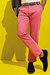 Asquith & Fox Mens Classic Casual Chino Pants/Trousers (Pink Carnation)