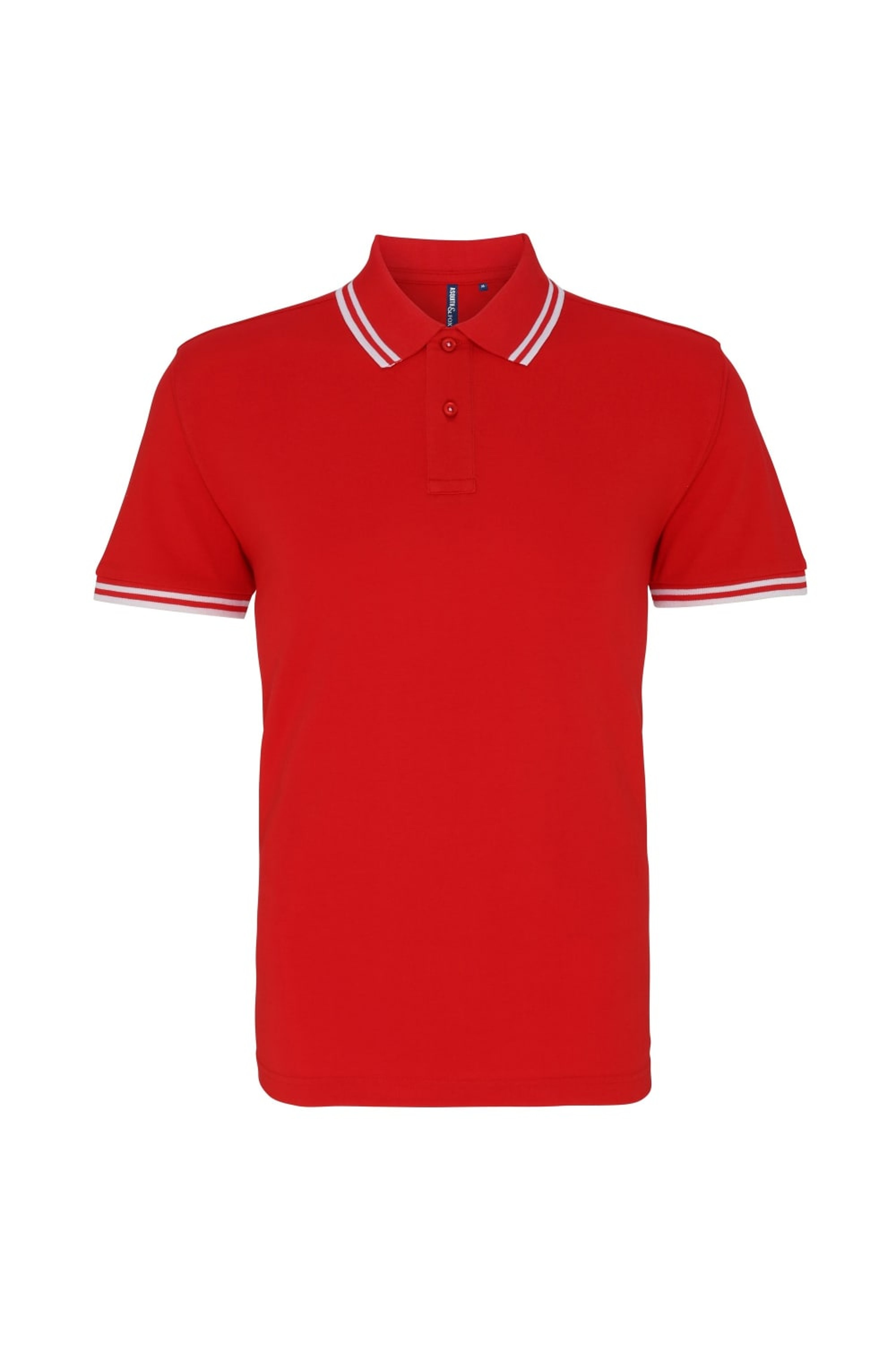 ASQUITH & FOX ASQUITH & FOX MENS CLASSIC FIT TIPPED POLO SHIRT