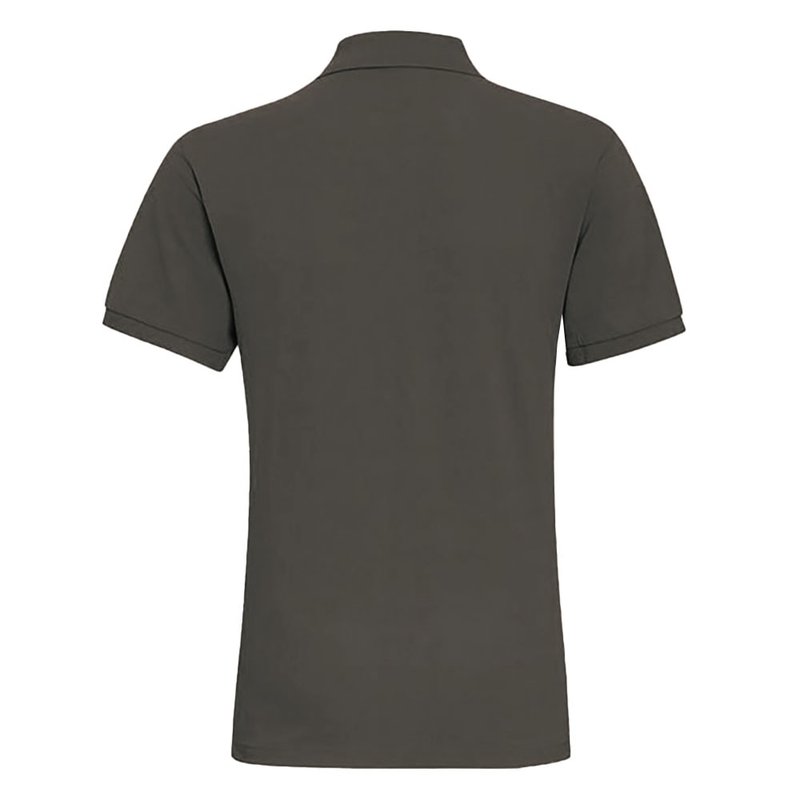 Shop Asquith & Fox Mens Plain Short Sleeve Polo Shirt (slate) In Grey