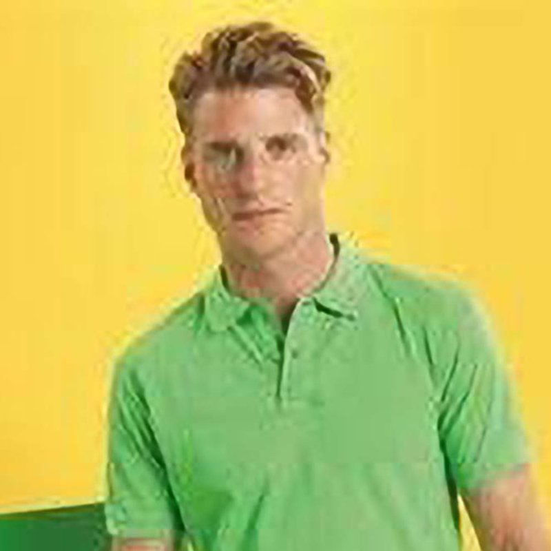 Shop Asquith & Fox Mens Short Sleeve Performance Blend Polo Shirt (lime) In Green