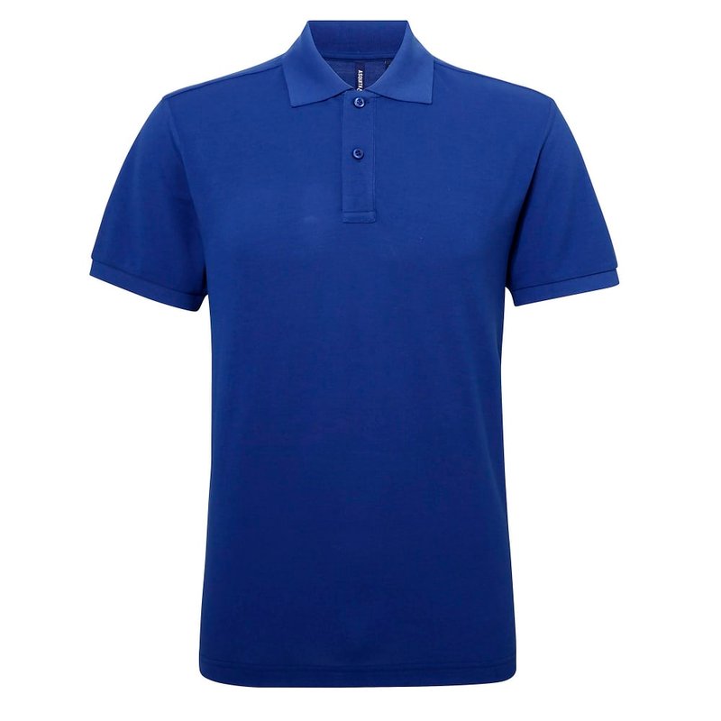 Asquith & Fox Mens Short Sleeve Performance Blend Polo Shirt (royal) In Blue
