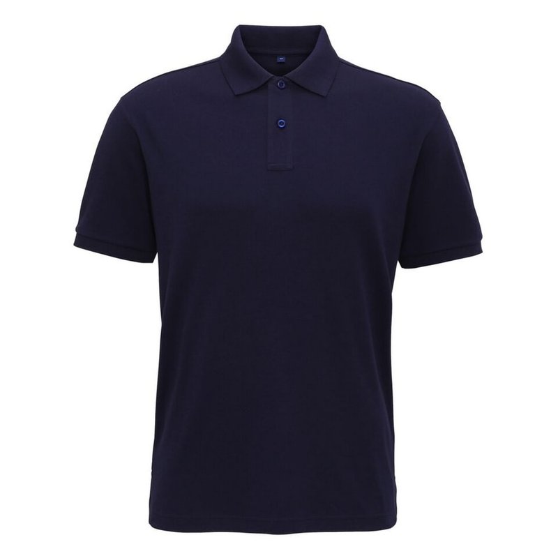 Asquith & Fox Mens Super Smooth Knit Polo Shirt (navy) In Blue