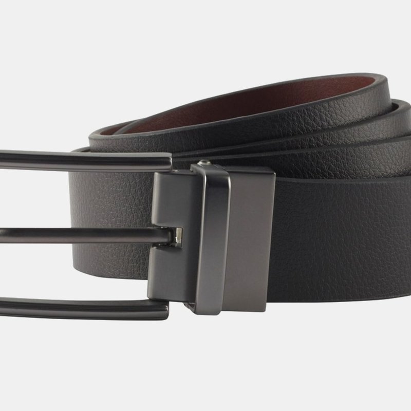 Asquith & Fox Mens Two-way Leather Belt (black/brown)