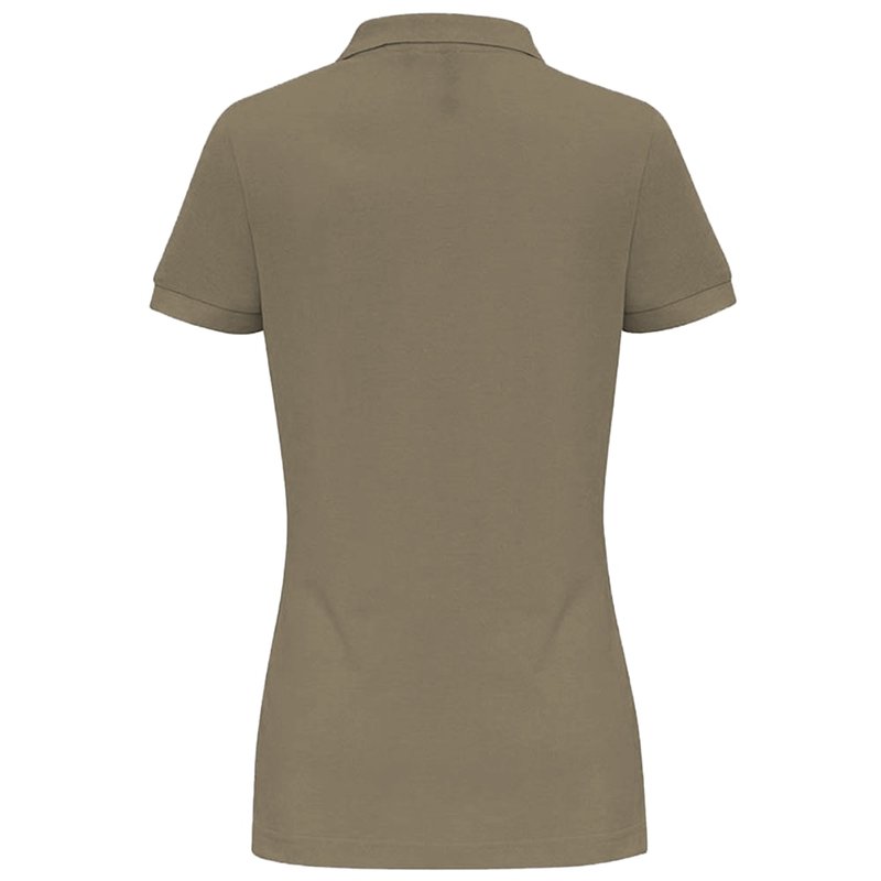 Shop Asquith & Fox Womens/ladies Plain Short Sleeve Polo Shirt (khaki) In Brown
