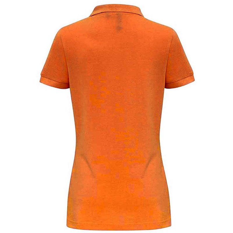 Shop Asquith & Fox Womens/ladies Plain Short Sleeve Polo Shirt (orange)