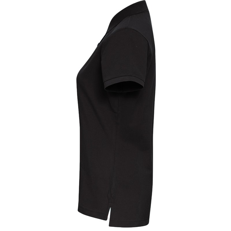 Shop Asquith & Fox Womens/ladies Short Sleeve Contrast Polo Shirt (black/ Orange)