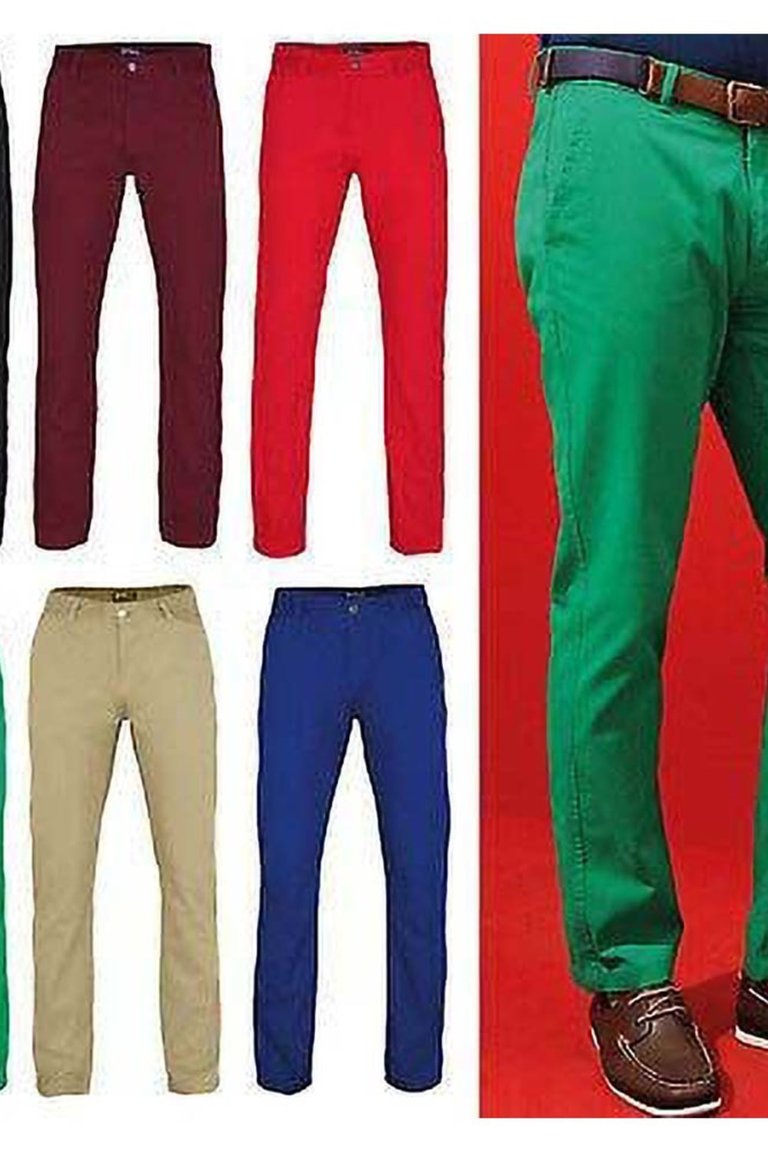 Mens Classic Casual Chino Pants/Trousers