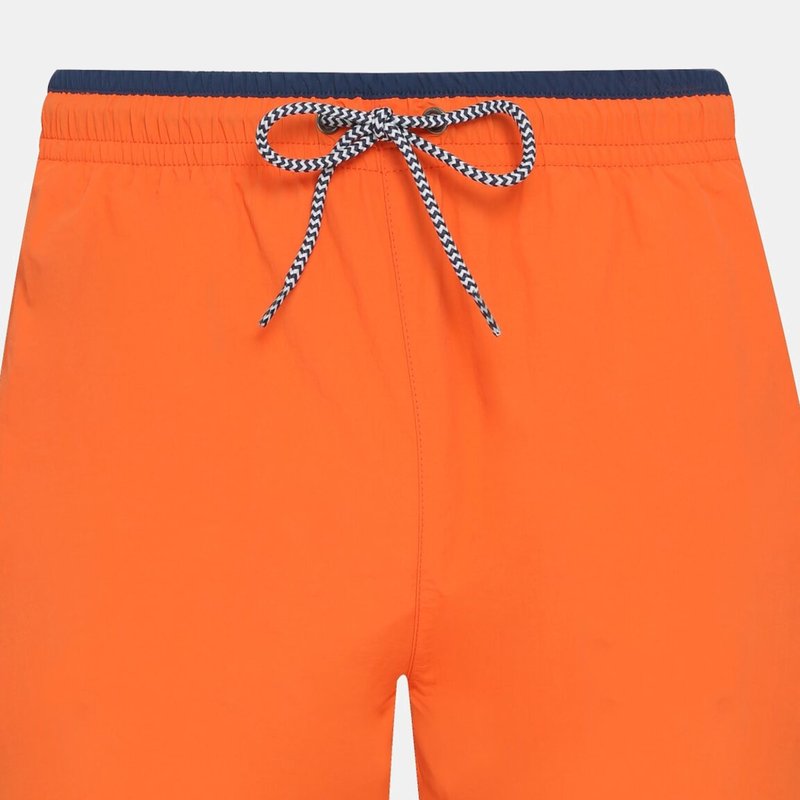 Asquith & Fox Mens Swim Shorts In Orange