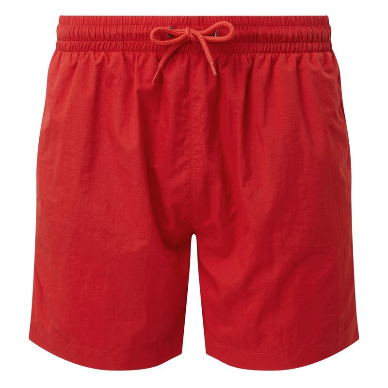 Asquith & Fox Mens Swim Shorts In Red
