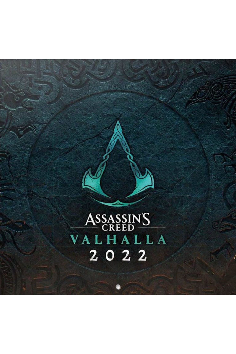 Assassins Creed Valhalla 2022 Wall Calendar (Navy) (One Size) - Navy