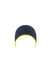 Atlantis Extreme Reversible Jersey Slouch Beanie (Navy/Safety Yellow)