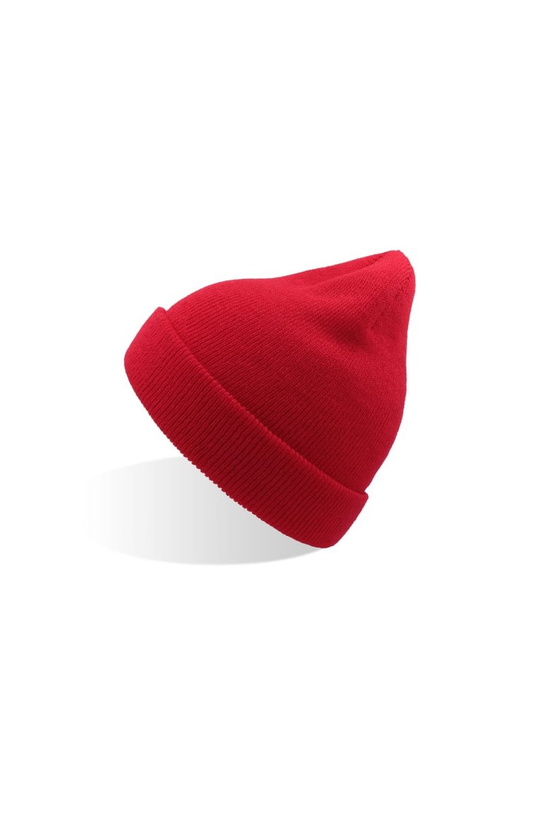 Atlantis Wind Childrens/Kids Double Skin Beanie With Turn Up (Red) - Red