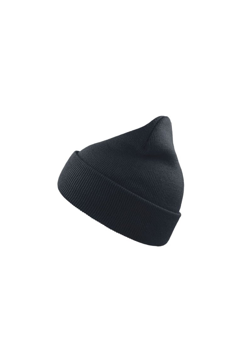 Atlantis Wind Double Skin Beanie With Turn Up (Navy) - Navy