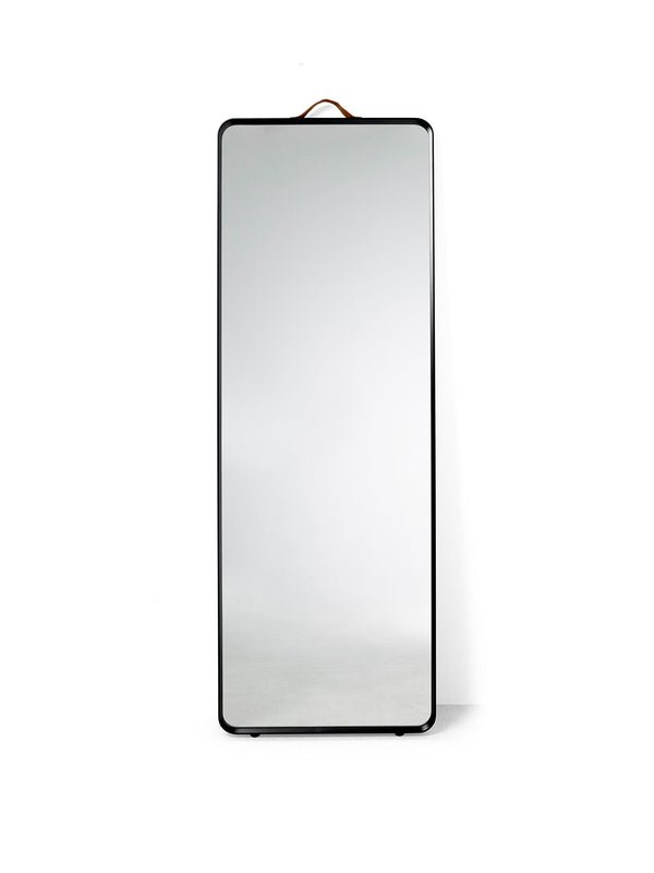 Shop Audo Copenhagen (formerly Menu) Bath Floor Mirror, Rectangular In Grey
