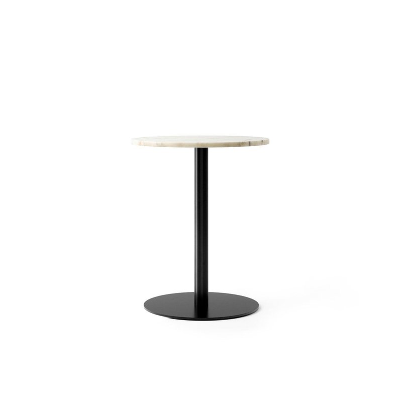 Shop Audo Copenhagen (formerly Menu) Harbour Column Table, Round Table Top, Dining Height In White