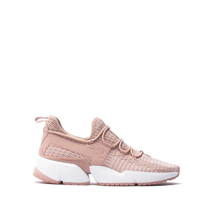 Avre Infinity Glide Blush And White Sneakers In Pink