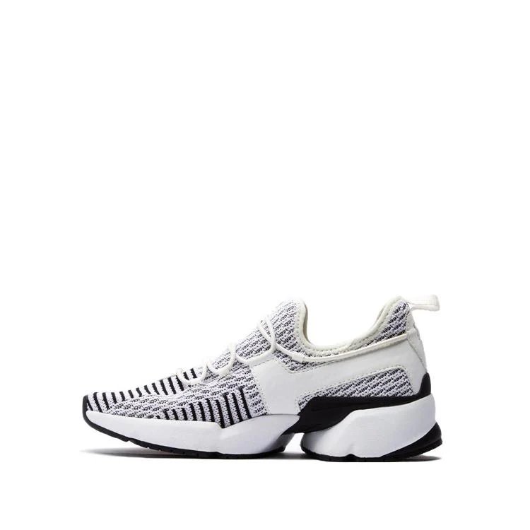 AVRE INFINITY GLIDE WHITE AND BLACK SNEAKERS 