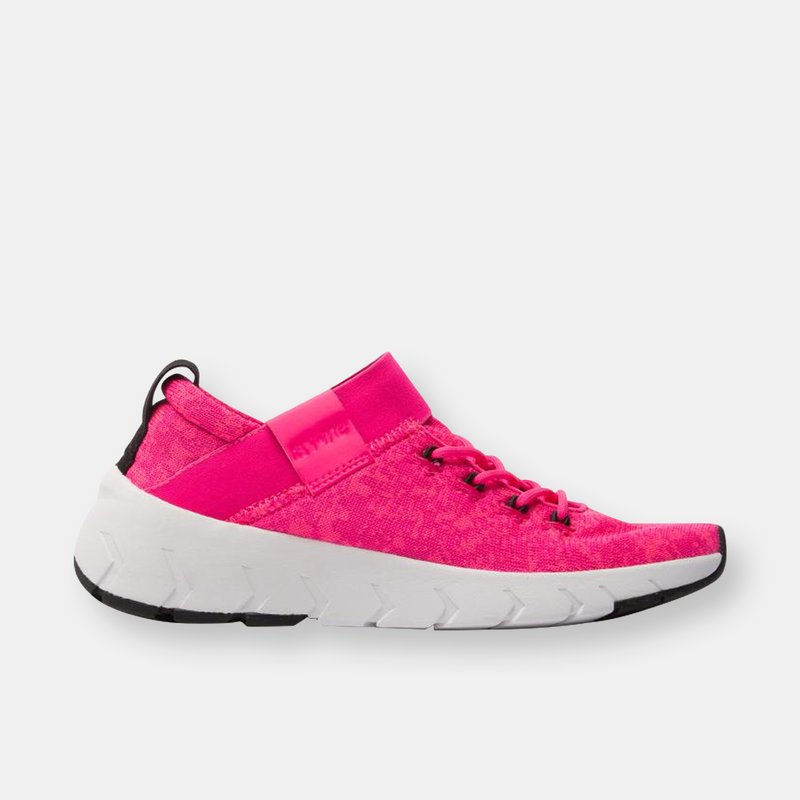 Avre Momentum Fuchsia Black White Sneakers In Pink