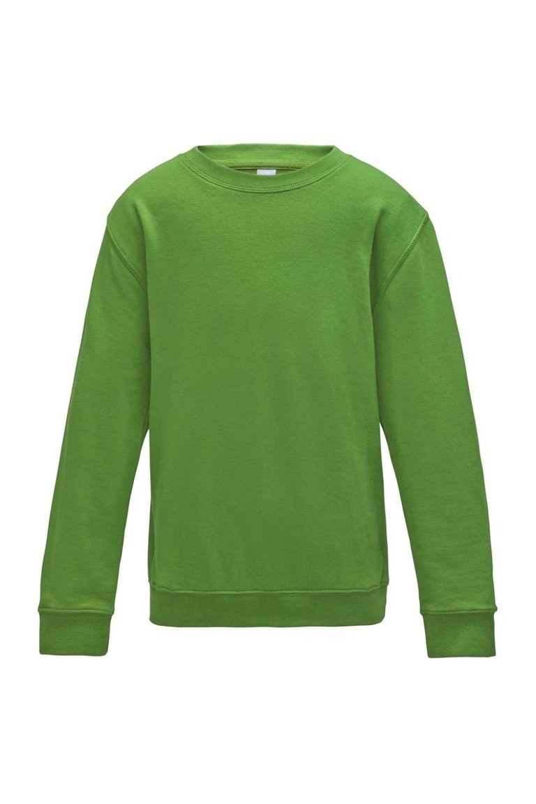 AWDis Just Hoods Childrens/Kids Sweatshirt - Lime Green