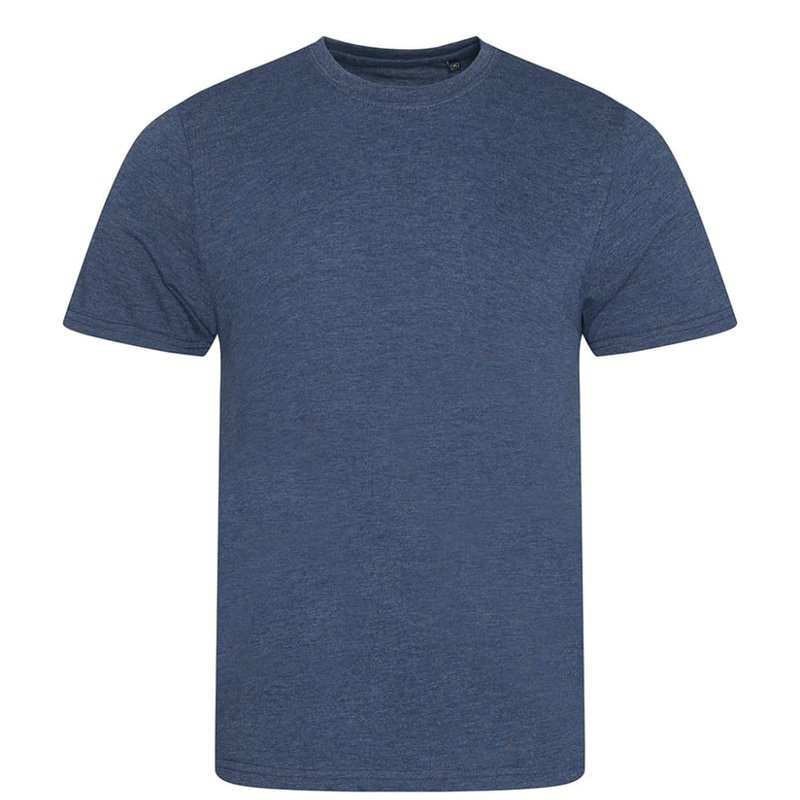 Awdis Mens Tri Blend T Shirt (heather Navy) In Blue