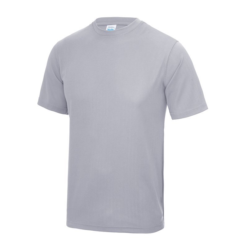 Awdis Just Cool Mens Performance Plain T-shirt (heather Grey)