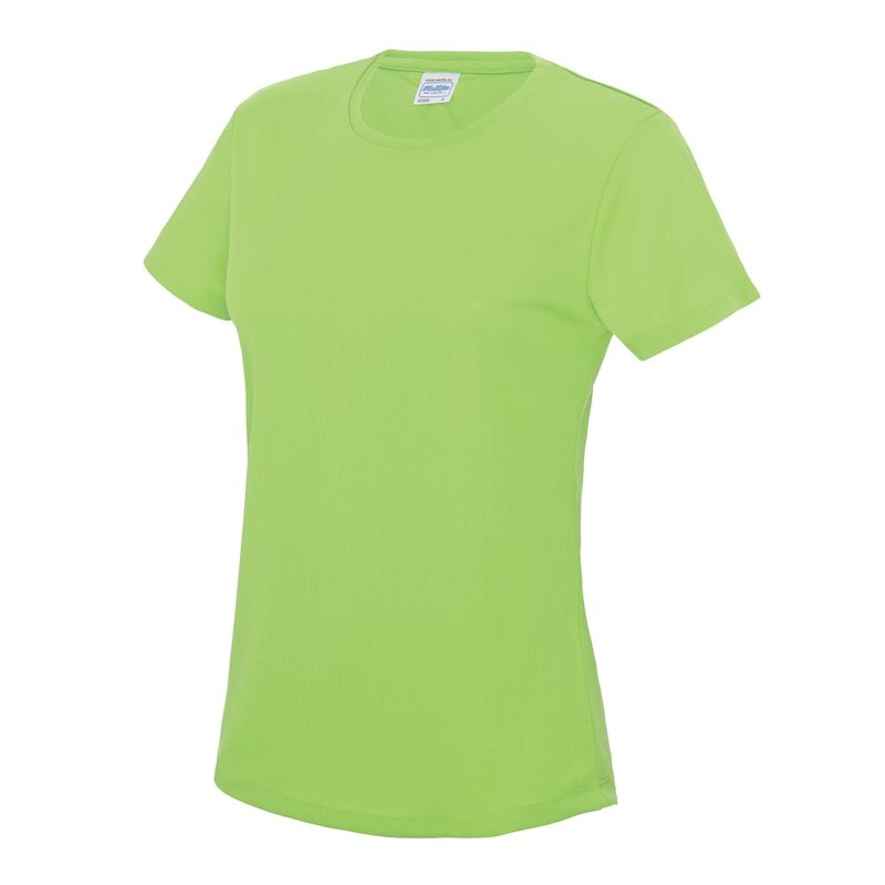 Awdis Just Cool Womens/ladies Sports Plain T-shirt (electric Green)