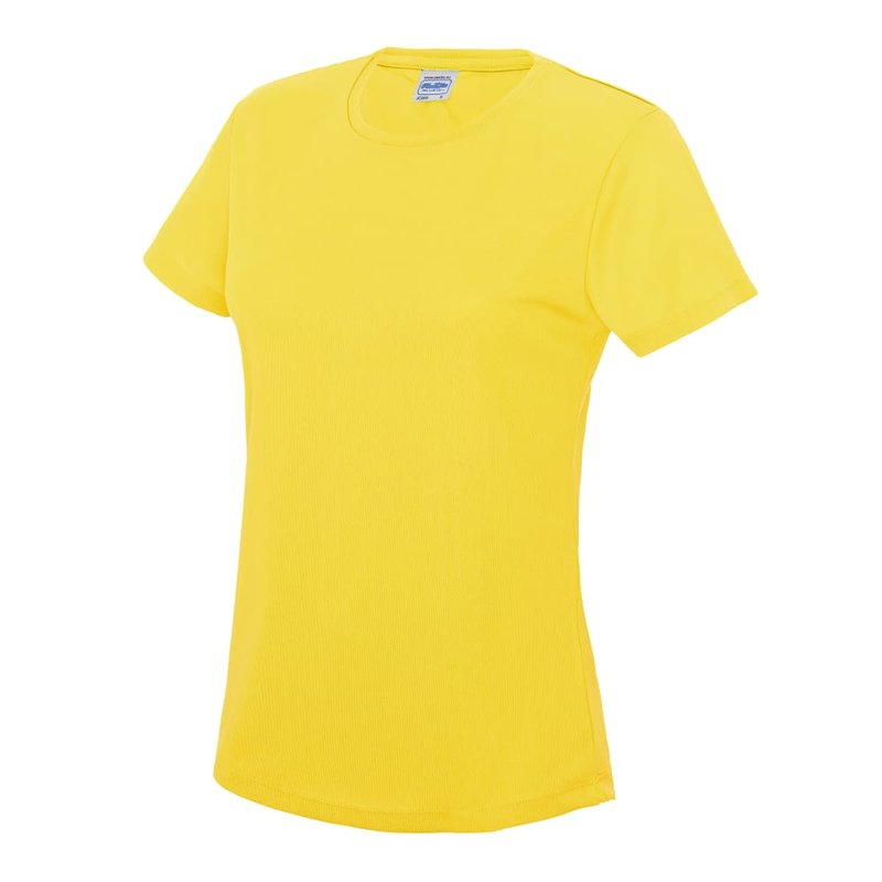 Awdis Just Cool Womens/ladies Sports Plain T-shirt (sun Yellow)