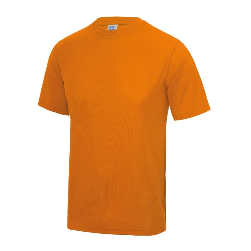 Awdis Mens Performance Plain T-shirt In Orange