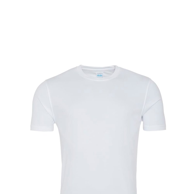 Awdis Mens Smooth Short Sleeve T-shirt In White