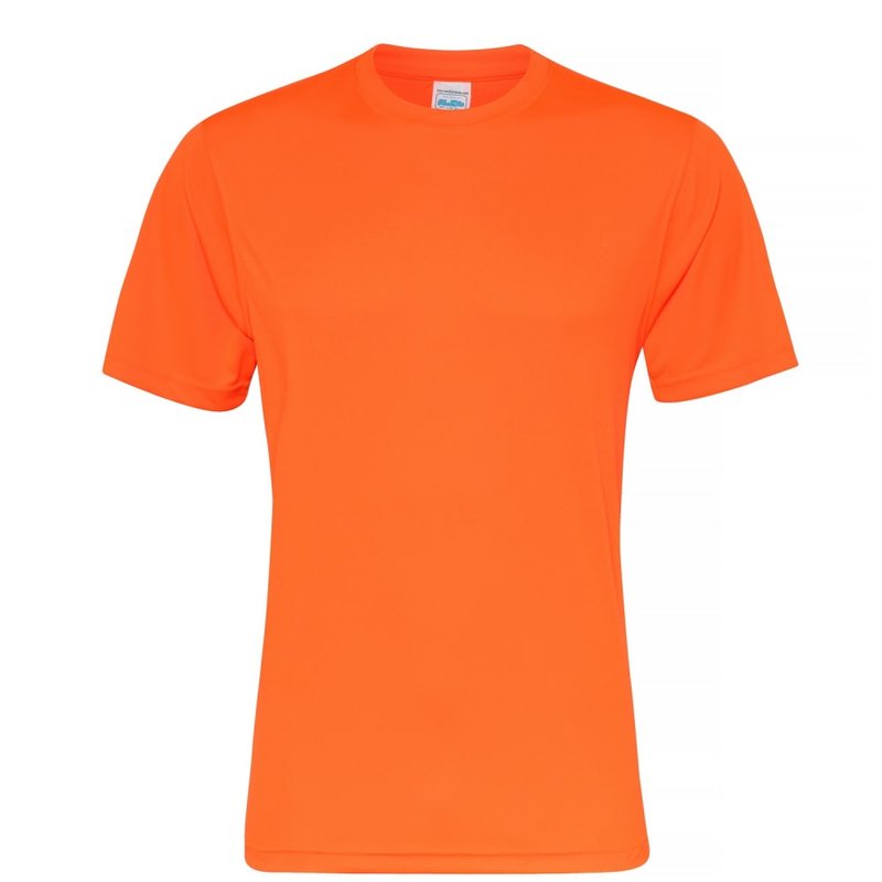 Awdis Mens Smooth Short Sleeve T-shirt In Orange