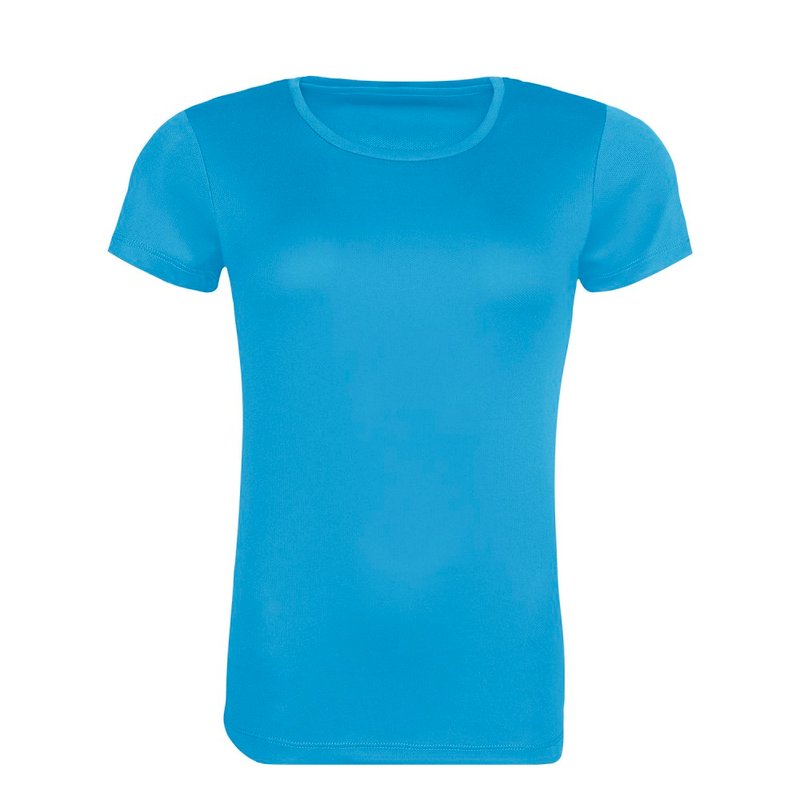 Awdis Womens/ladies Cool Recycled T-shirt In Blue