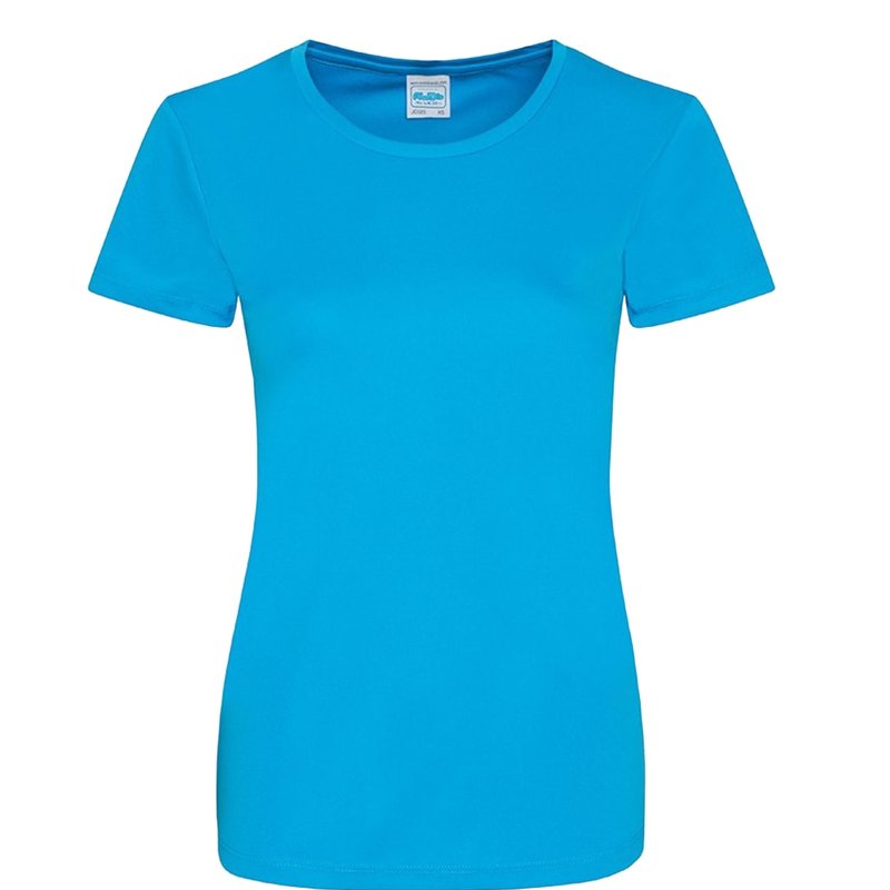 Awdis Womens/ladies Girlie Smooth T-shirt In Blue