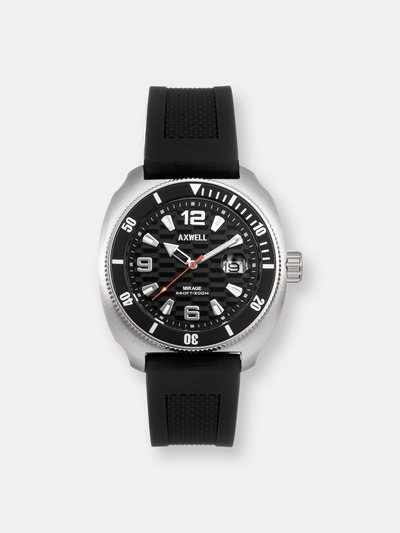 Axwell Axwell Mirage Strap Watch w/Date - Black/Silver product
