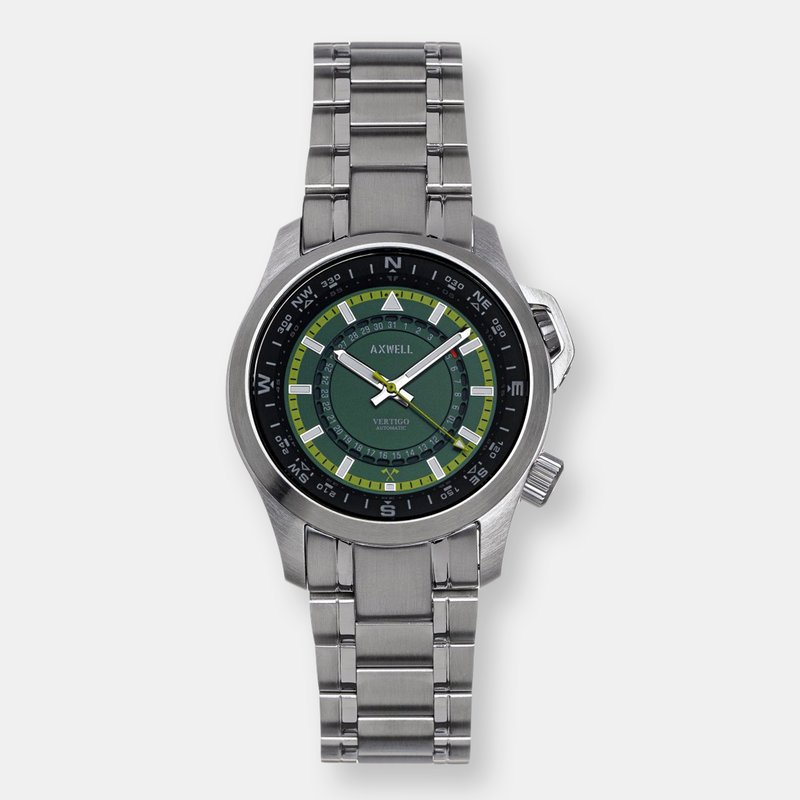Axwell Vertigo Bracelet Watch W/date In Green