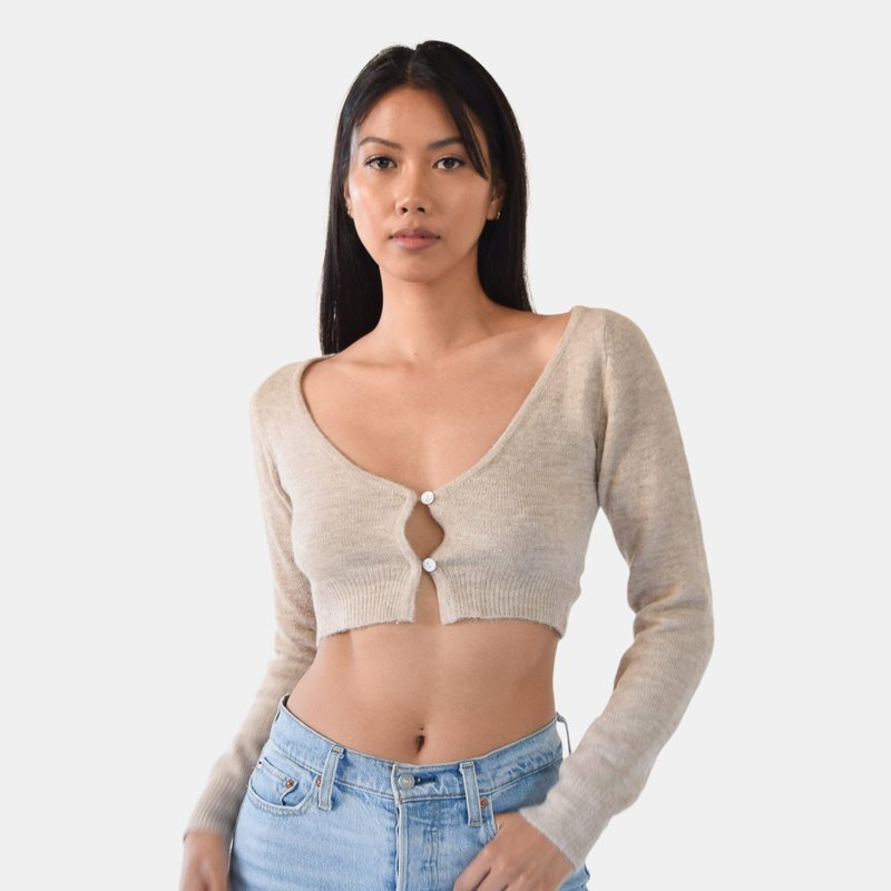 Aya Officials Holly Sweater Top In Brown