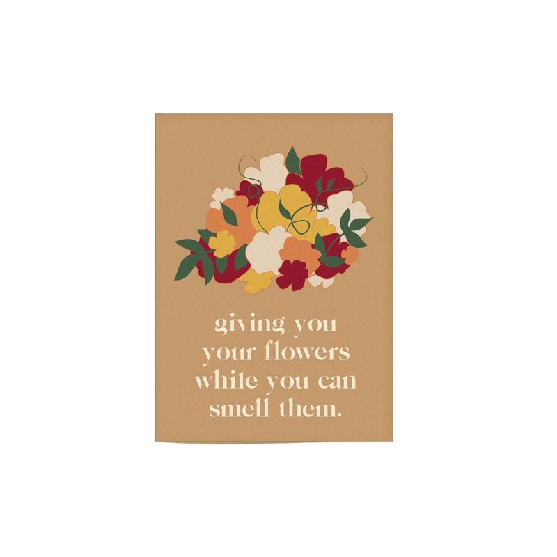 Aya Paper Co. Giving You Flowers Card Ii