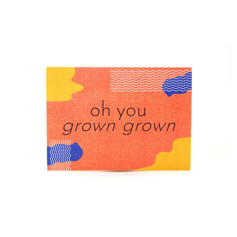 Aya Paper Co. Grown Grown Birthday Card