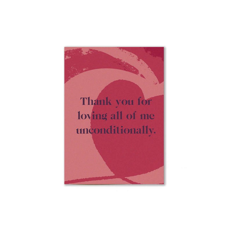 Aya Paper Co. Unconditional Love Card