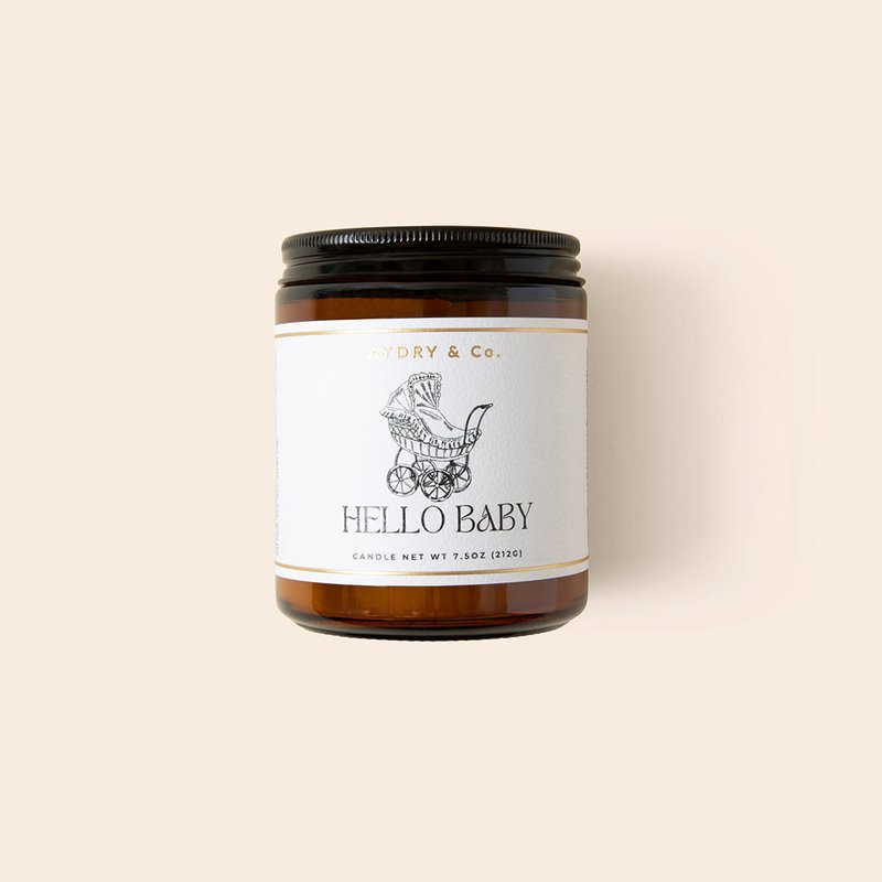Shop Aydry And Co Hello Baby Candle