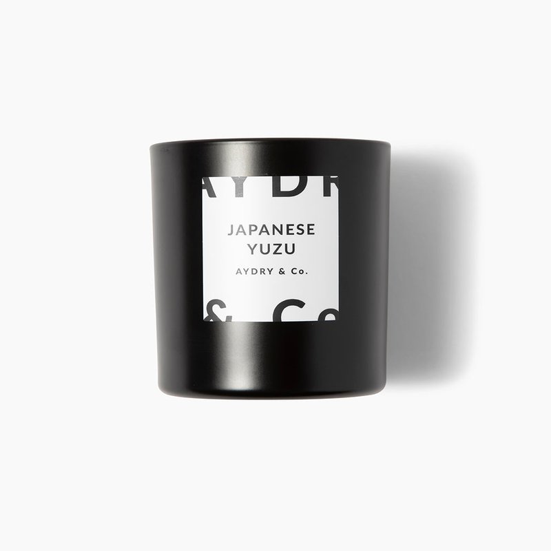 Aydry And Co Japanese Yuzu Candle In Black
