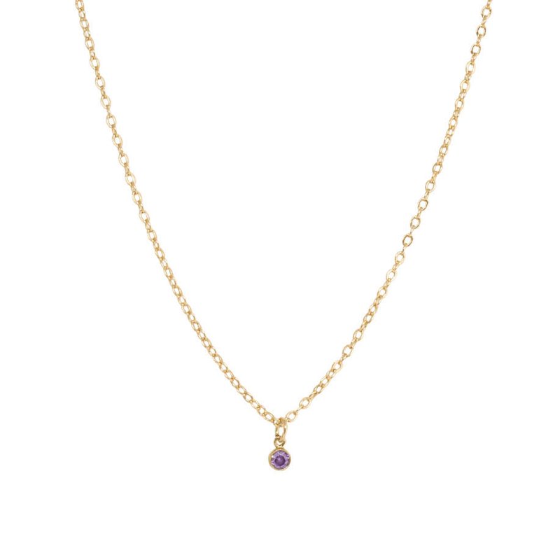 Ayou Jewelry Birthstone Necklace In Gold