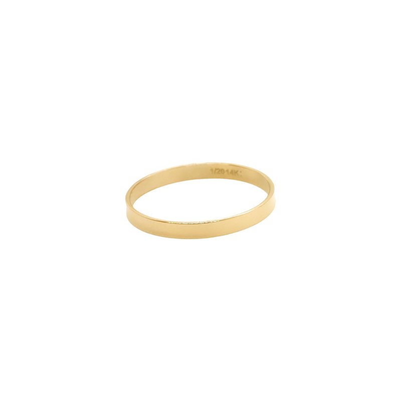 Shop Ayou Jewelry Flat Band Ring For Women In Gold