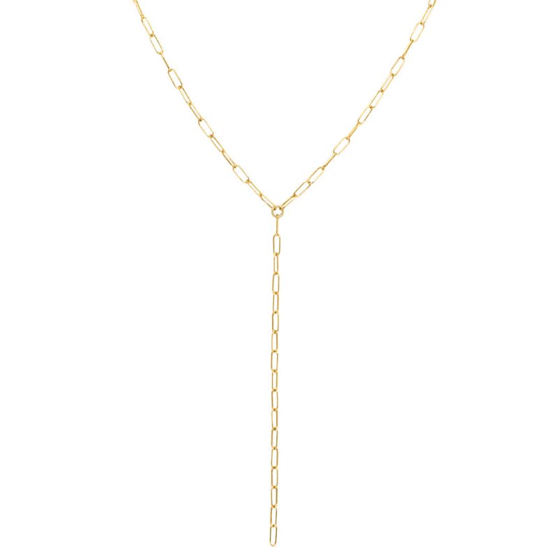 Ayou Jewelry Laurel Lariat Necklace In Gold