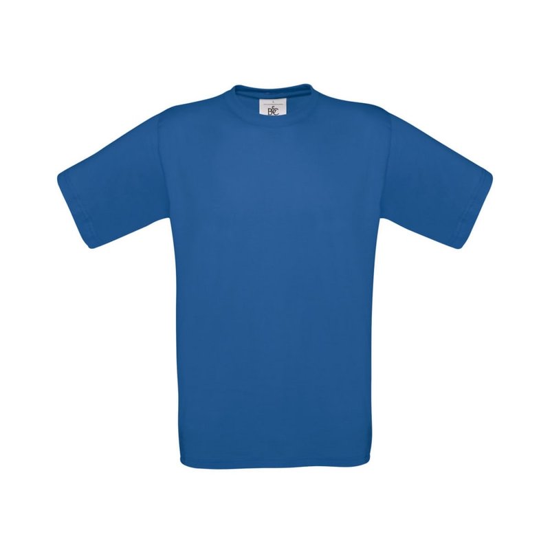 B&c Exact 190 Mens Crew Neck Short Sleeve T-shirt (royal Blue)