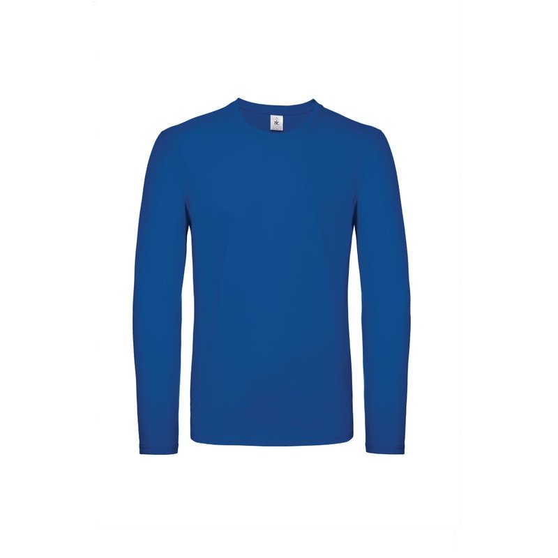 B&c Mens E150 Long Sleeve T-shirt (royal Blue)