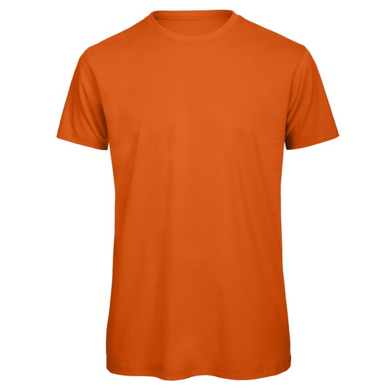 B&c Mens Favourite Organic Cotton Crew T-shirt (urban Orange)